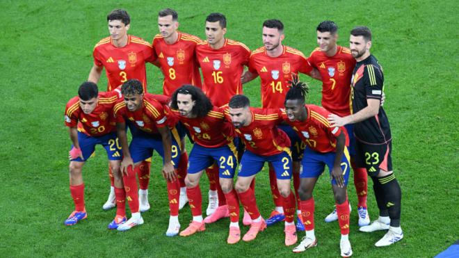 El once de España frente a Italia (Cordon Press)
