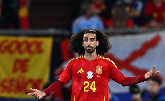 Marc Cucurella, en el partido de España ante Italia en la Eurocopa (Foto: Cordon Press).