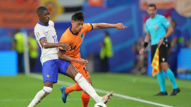 Dembélé en el partido contra Países Bajos (Cordon Press=