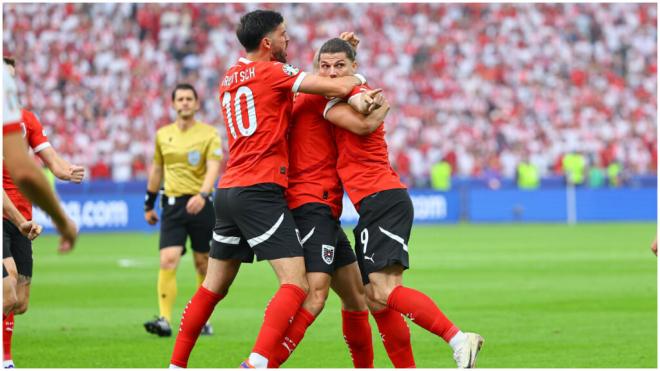 Austria se impuso a Polonia por un gol a tres (foto: Cordon Press).