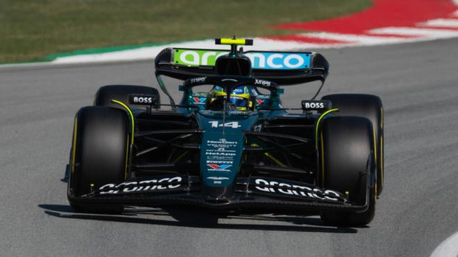 Fernando Alonso, en el GP de España (Foto: Cordon Press).