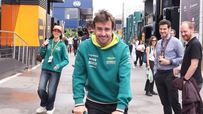 Fernando Alonso, en el Gran Premio de España (Foto: Cordon Press).