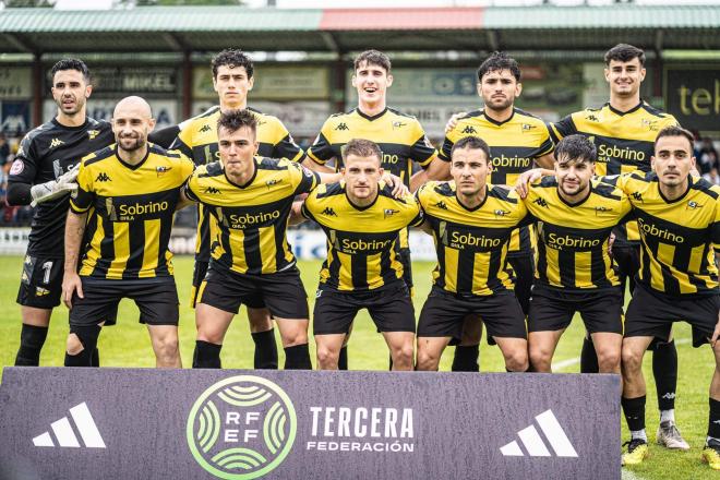 El once del Portugalete que no pudo firmar el ascenso ante el Yaiza en La Florida.