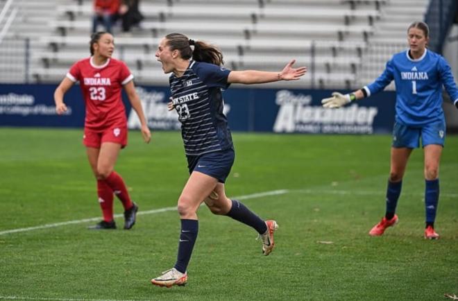 Eva Alonso, durante su etapa americana en Penn State University (Fotos: Instagram de Eva Alonso). 