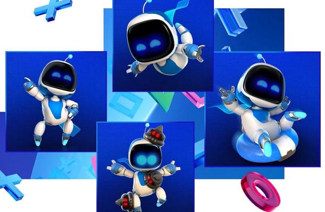 Los cuatro nuevos avatares gratuitos de Astro Bot en PlayStation.