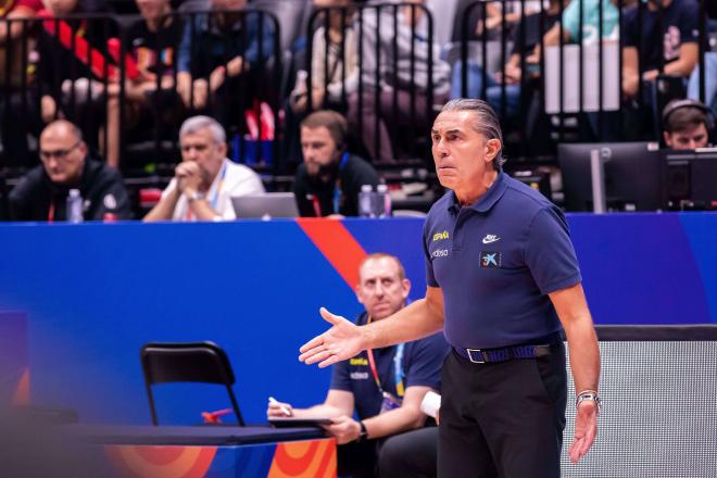 Sergio Scariolo con la Selección Española de Baloncesto (Cordon Press)