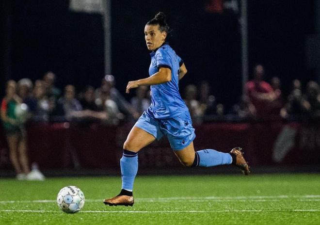 Leire Baños llegó al Levante en 2021 y se marcha con 98 encuentros oficiales (Foto: LUD).