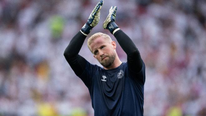 Kasper Schmeichel frente a Alemania en la Eurocopa 2024 (Foto: Cordon Press)