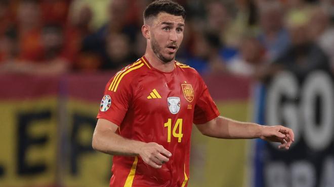 Laporte en un partido con España (Cordon Press)