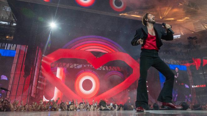 Manuel Carrasco en el concierto del Bernabéu (Cordon Press)