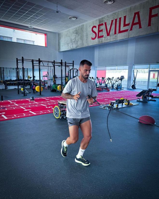 Suso vuelve a los entrenamientos (Foto: Instagram).