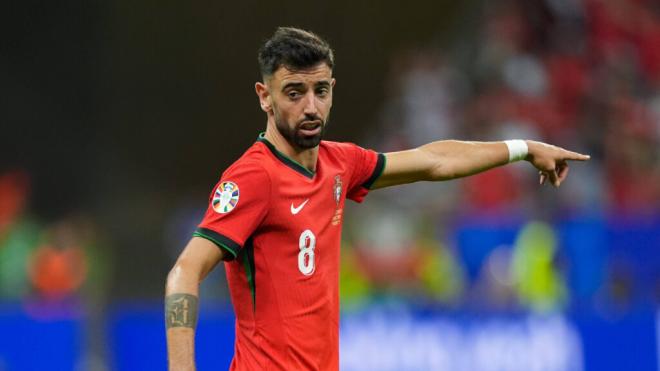 Bernardo Silva, durante el Portugal-Eslovenia de la Eurocopa 2024 (foto: Cordon Press).