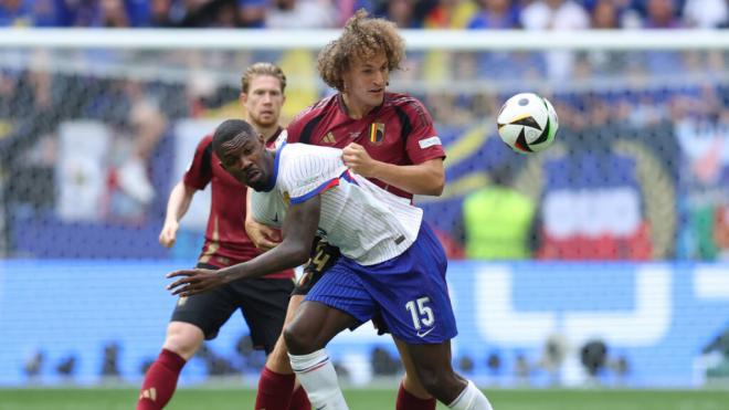 Marcus Thuram, durante el Francia-Bélgica de la Eurocopa 2024 (foto: Cordon Press).