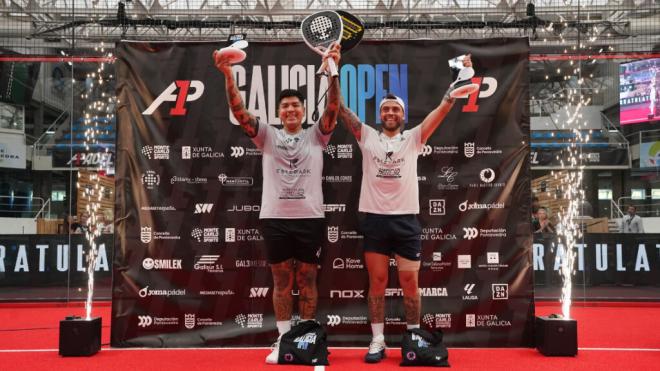 Tolito Aguirre y Gonzalo Alfonso, campeones del A1 Galicia Open (Twitter: @A1PadelOfficial)