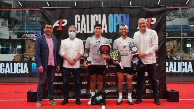 Tolito Aguirre y Gonzalo Alfonso, campeones del A1 Galicia Open (Twitter:@A1PadelOfficial)