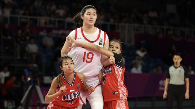 Zhang Ziyu, en la Copa de Asia femenina U18 (RR.SS)