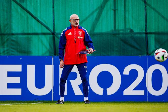 El seleccionador Luis de la Fuente, exjugador del Athletic Club, en la Eurocopa de Alemania 2024 (Foto: RFEF).