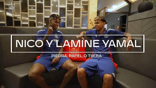 Nico Williams y Lamine Yamal explican sus juegos en la Selección
