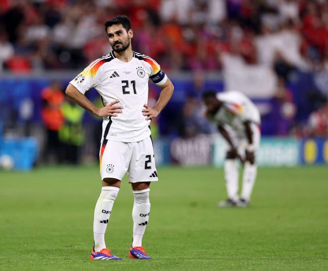 Illkay Gündogan durante el partido con Dinamarca (Cordon Press)