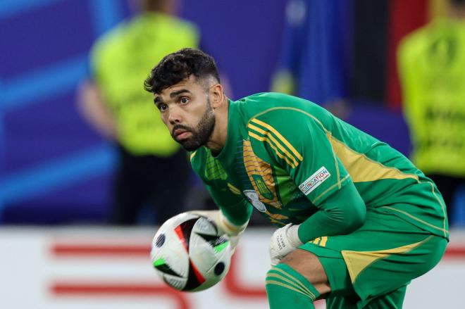 David Raya en el España - Albania de la Eurocopa 2024 (Foto: Cordon Press)