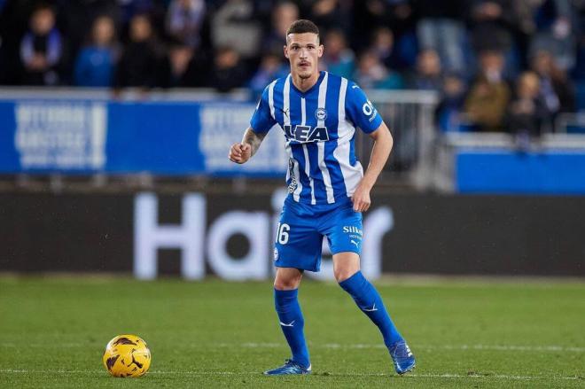 Rafa Marín, en un partido con el Alavés (Foto: DA).