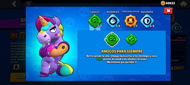 El kit de habilidades de Berry en Brawl Stars