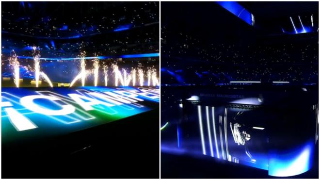 La presentación de Kylian Mbappé en el Santiago Bernabéu contará con efectos fuego y escenario.