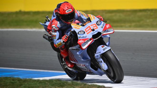 Marc Márquez, en el GP de Assen (Foto: Cordon Press).