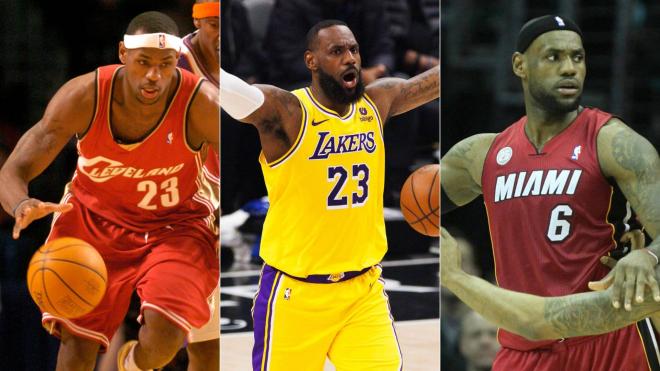 Los tres equipos de la carrera de LeBron James (Foto: CordonPress).