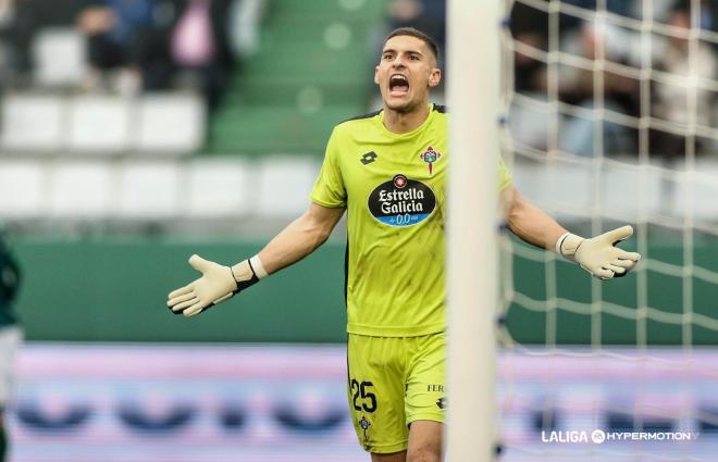 Ander Cantero, en el Racing de Ferrol (Foto: LALIGA).