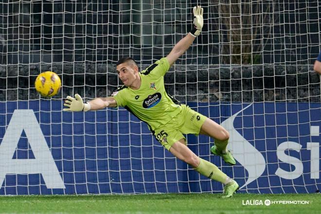 Ander Cantero, en el Racing de Ferrol (Foto: LALIGA).