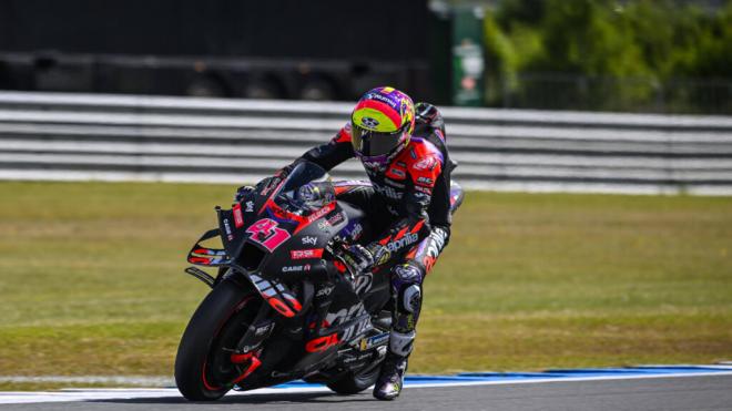 Aleix Espargaró, durante esta temporada de MotoGP (Foto: Cordon Press).