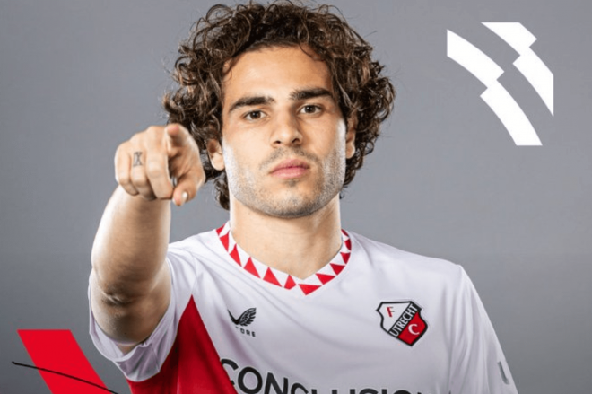 Miguel Rodríguez, nuevo jugador del FC Utrecht (Foto. FC Utrecht).