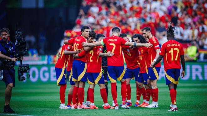 LA Selección Española ante Alemania en la Eurocopa 2024 (foto: Cordon Press).