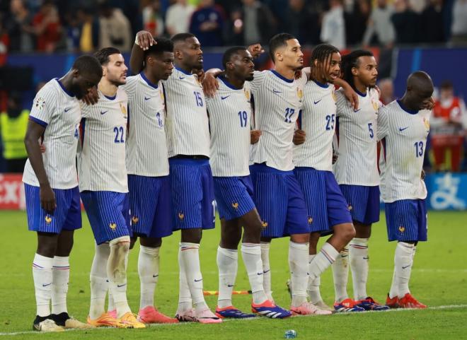 Francia, en la tanda de penaltis ante Portugal (Foto: EFE).