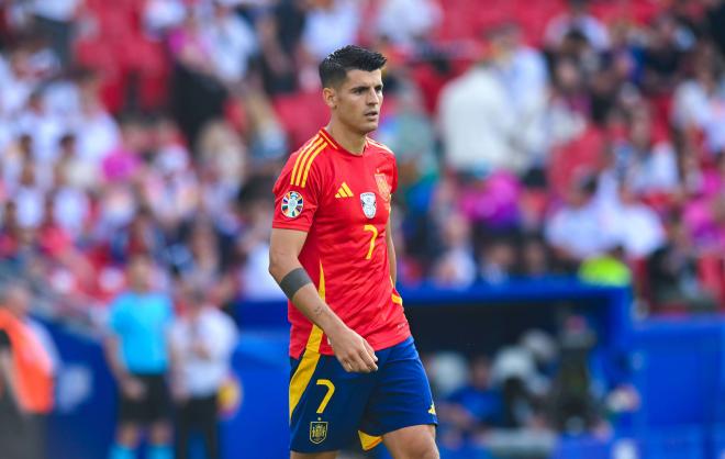 Álvaro Morata, durante la Eurocopa con España (Foto: Cordon Press).