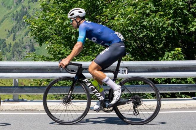 André Drege, durante una carrera.