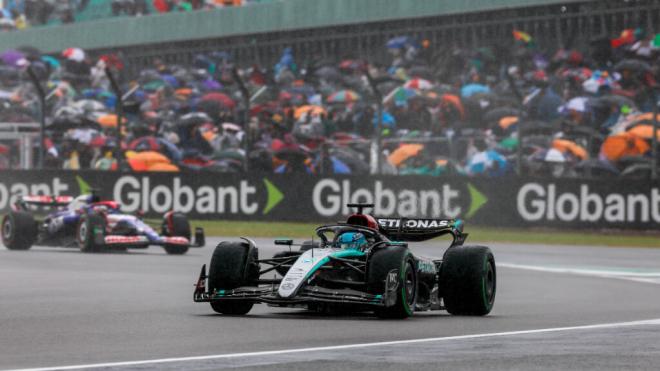 George Russell, en el GP de Silverstone (Foto: Cordon Press).