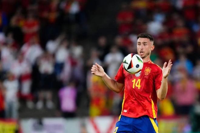 El central Aymeric Laporte, en la Eurocopa de Alemania (Foto: RFEF).