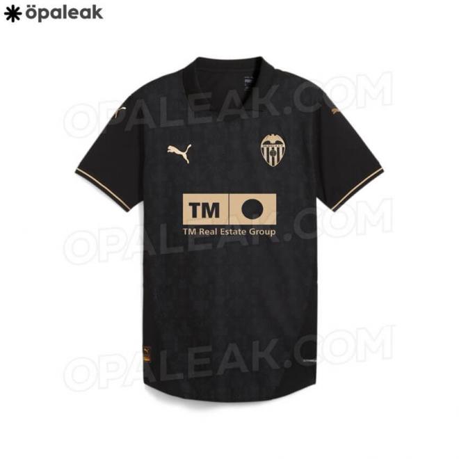 Segunda camiseta del Valencia CF temporada 2024-25