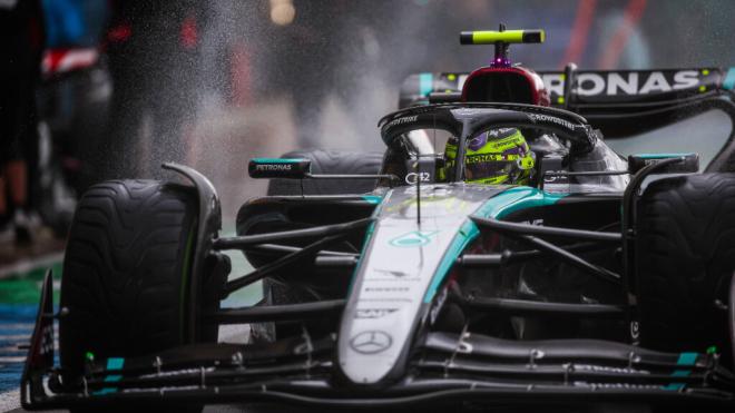 Lewis Hamilton, en el GP de Silverstone (Foto: Cordon Press).