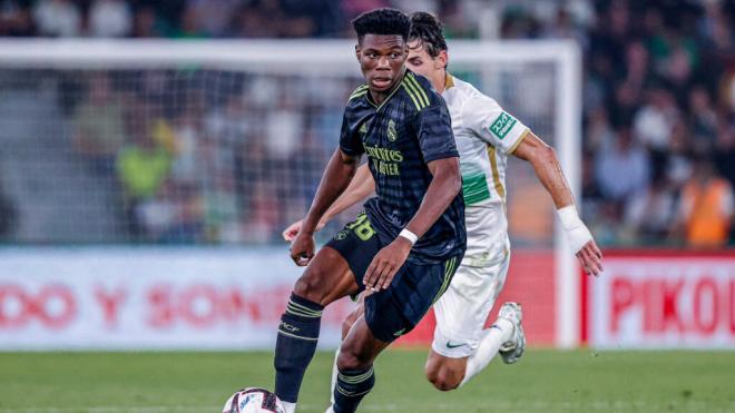 Aurélien Tchouaméni, con el Real Madrid (RR.SS)