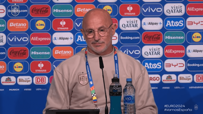 Luis de la Fuente, en rueda de prensa previa al España-Francia.