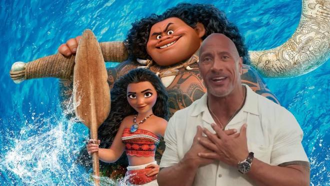 Dwayne Johnson, productor y protagonista de Vaiana (Moana)