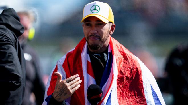 Lewis Hamilton, en el GP de Silverstone (Foto: Cordon Press).