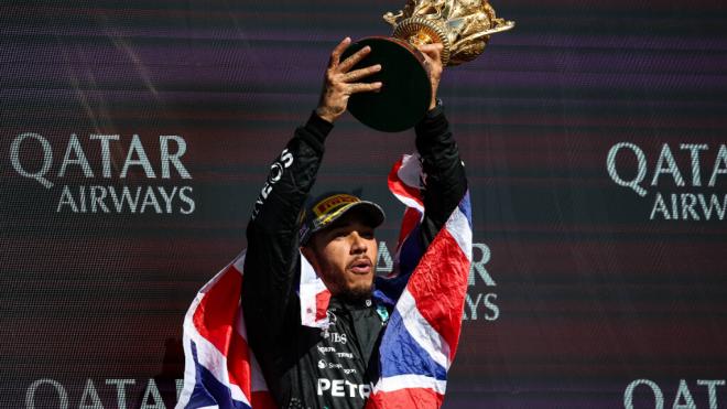 Lewis Hamilton, en el GP de Silverstone (Foto: Cordon Press).