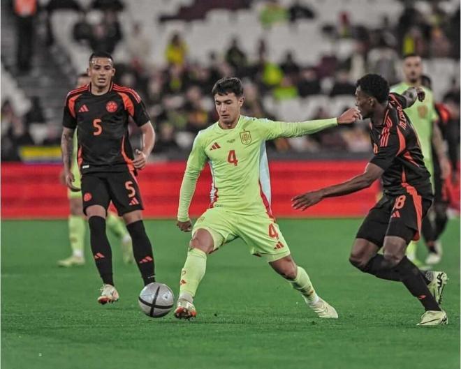 Martin Zubimendi fue titular en la Eurocopa ante Albania (Foto: Instagram).