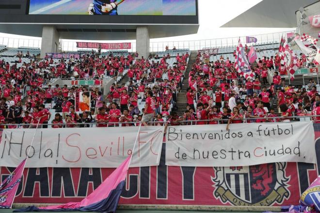 El Sevilla FC, durante su última gira en Japón (Foto: SFC)