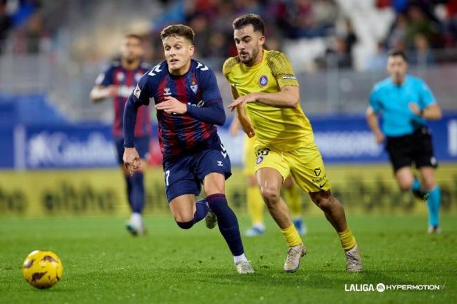 Diego Pampín, lateral del Andorra en la agenda del Oviedo (Foto: LALIGA).