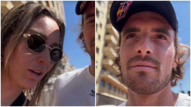 Paula Badosa y Stefanos Tsitsipas, en Mónaco (Fotos: @stefanostsitsipas98)